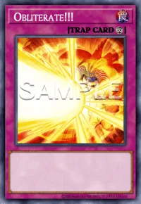 Obliterate!!!, Yu-Gi-Oh! card, TRAP