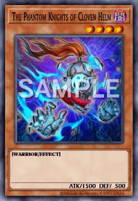 The Phantom Knights of Cloven Helm, Yu-Gi-Oh! card, DARK