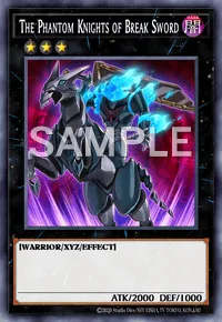 The Phantom Knights of Break Sword, Yu-Gi-Oh! card, DARK