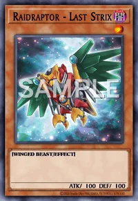 Raidraptor - Last Strix, Yu-Gi-Oh! card, DARK