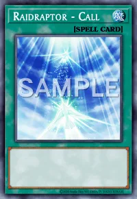 Raidraptor - Call, Yu-Gi-Oh! card, SPELL