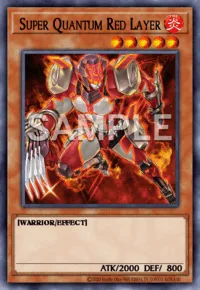 Super Quantum Red Layer, Yu-Gi-Oh! card, FIRE