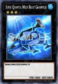 Super Quantal Mech Beast Grampulse, Yu-Gi-Oh! card, WATER