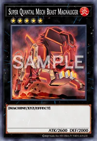 Super Quantal Mech Beast Magnaliger, Yu-Gi-Oh! card, FIRE