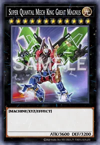 Super Quantal Mech King Great Magnus, Yu-Gi-Oh! card, LIGHT