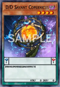D/D Savant Copernicus, Yu-Gi-Oh! card, DARK
