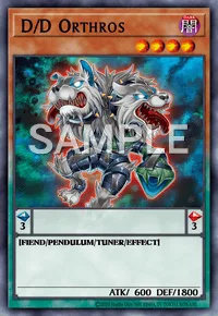 D/D Orthros, Yu-Gi-Oh! card, DARK