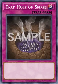 Trap Hole of Spikes, Yu-Gi-Oh! card, TRAP
