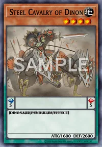 Steel Cavalry of Dinon, Yu-Gi-Oh! card, EARTH