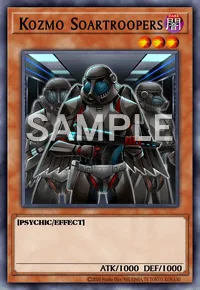 Kozmo Soartroopers, Yu-Gi-Oh! card, DARK