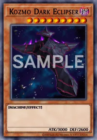 Kozmo Dark Eclipser, Yu-Gi-Oh! card, DARK