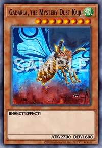 Gadarla, the Mystery Dust Kaiju, Yu-Gi-Oh! card, WIND