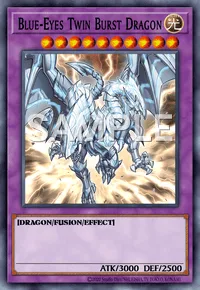 Blue-Eyes Twin Burst Dragon, Yu-Gi-Oh! card, LIGHT