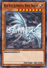 Blue-Eyes Alternative White Dragon, Yu-Gi-Oh! card, LIGHT
