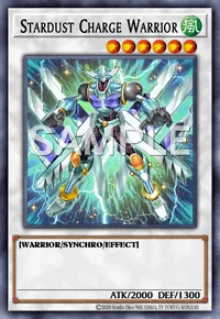 Stardust Charge Warrior, Yu-Gi-Oh! card, WIND
