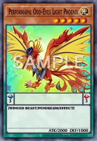 Performapal Odd-Eyes Light Phoenix, Yu-Gi-Oh! card, LIGHT
