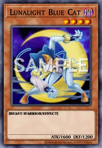 Lunalight Blue Cat, Yu-Gi-Oh! card, DARK
