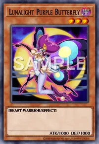 Lunalight Purple Butterfly, Yu-Gi-Oh! card, DARK