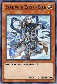 Sage with Eyes of Blue, Yu-Gi-Oh! card, LIGHT