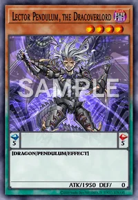 Lector Pendulum, the Dracoverlord, Yu-Gi-Oh! card, DARK