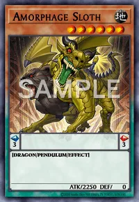 Amorphage Sloth, Yu-Gi-Oh! card, EARTH