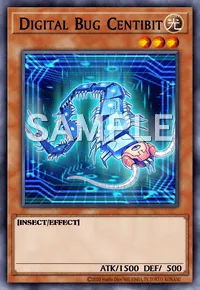 Digital Bug Centibit, Yu-Gi-Oh! card, LIGHT