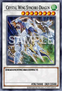 Crystal Wing Synchro Dragon, Yu-Gi-Oh! card, WIND