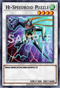 Hi-Speedroid Puzzle, Yu-Gi-Oh! card, WIND