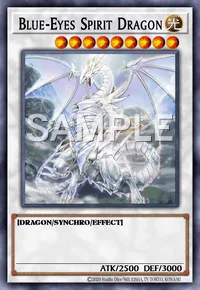 Blue-Eyes Spirit Dragon, Yu-Gi-Oh! card, LIGHT