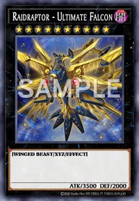 Raidraptor - Ultimate Falcon, Yu-Gi-Oh! card, DARK
