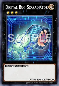 Digital Bug Scaradiator, Yu-Gi-Oh! card, LIGHT