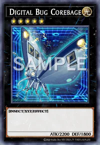 Digital Bug Corebage, Yu-Gi-Oh! card, LIGHT