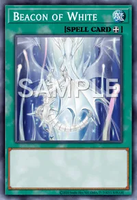 Beacon of White, Yu-Gi-Oh! card, SPELL