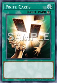 Finite Cards, Yu-Gi-Oh! card, SPELL