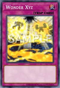 Wonder Xyz, Yu-Gi-Oh! card, TRAP