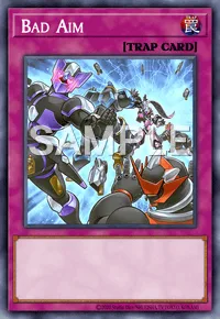 Bad Aim, Yu-Gi-Oh! card, TRAP