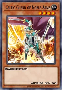 Celtic Guard of Noble Arms, Yu-Gi-Oh! card, EARTH
