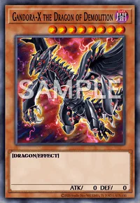 Gandora-X the Dragon of Demolition, Yu-Gi-Oh! card, DARK
