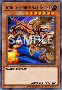 Lord Gaia the Fierce Knight, Yu-Gi-Oh! card, EARTH
