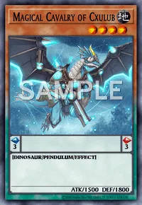 Magical Cavalry of Cxulub, Yu-Gi-Oh! card, EARTH