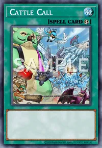 Cattle Call, Yu-Gi-Oh! card, SPELL