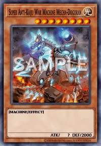 Super Anti-Kaiju War Machine Mecha-Dogoran, Yu-Gi-Oh! card, LIGHT