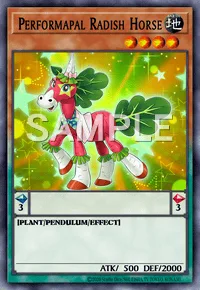 Performapal Radish Horse, Yu-Gi-Oh! card, EARTH