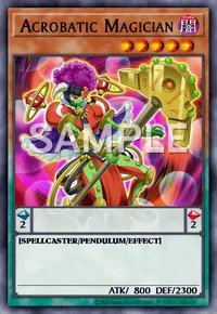 Acrobatic Magician, Yu-Gi-Oh! card, DARK