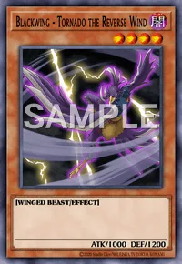 Blackwing - Tornado the Reverse Wind, Yu-Gi-Oh! card, DARK