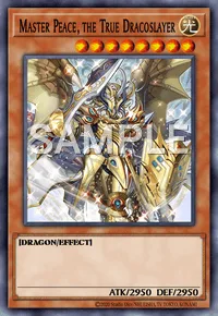 Master Peace, the True Dracoslayer, Yu-Gi-Oh! card, LIGHT