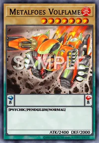 Metalfoes Volflame, Yu-Gi-Oh! card, FIRE