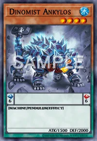 Dinomist Ankylos, Yu-Gi-Oh! card, WATER