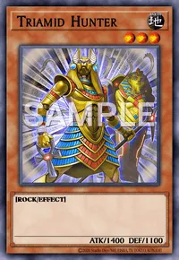 Triamid Hunter, Yu-Gi-Oh! card, EARTH
