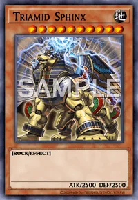 Triamid Sphinx, Yu-Gi-Oh! card, EARTH